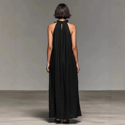 Vestido Velisse™ con Acabado de Volantes y Caída Fluida.