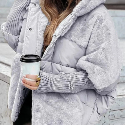 Abrigo Berlin™ con Puffer Premium y Acabado Afelpado / Calidez Sofisticada Para Mujeres Con Presencia