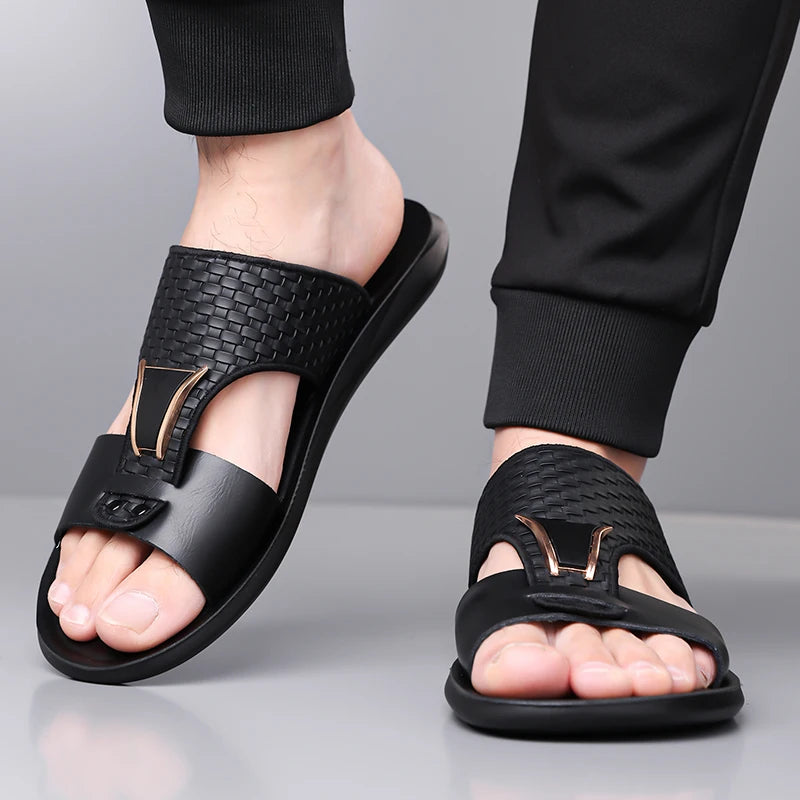 Sandalias Arkon™ Con Acabado Trenzado Y Estilo Premium