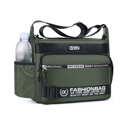Bolso Bandolera Montrek™ con Múltiples Compartimentos y Nylon Resistente al Agua