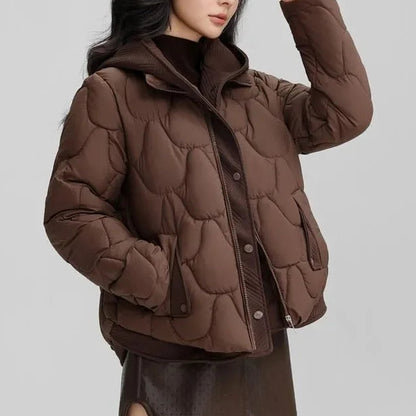 Chaqueta FrostHaven™ Acolchada Con Capucha Agradable