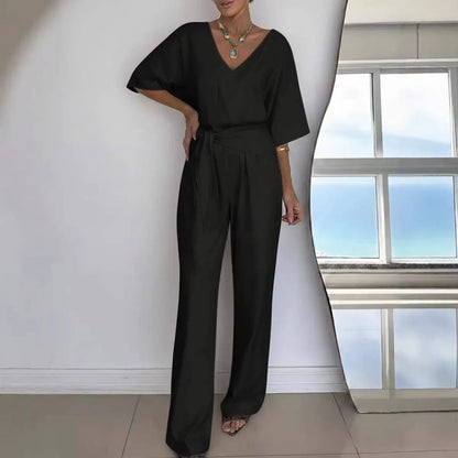 Mono Diana™ con Escote V y Cintura con Lazada