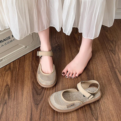 Sandalias Bellevie™ Con Trama Artesanal y Diseño Transpirable