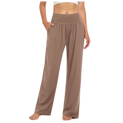 Pantalón Belle Comfort™ Con Cintura Elástica y Corte Palazzo