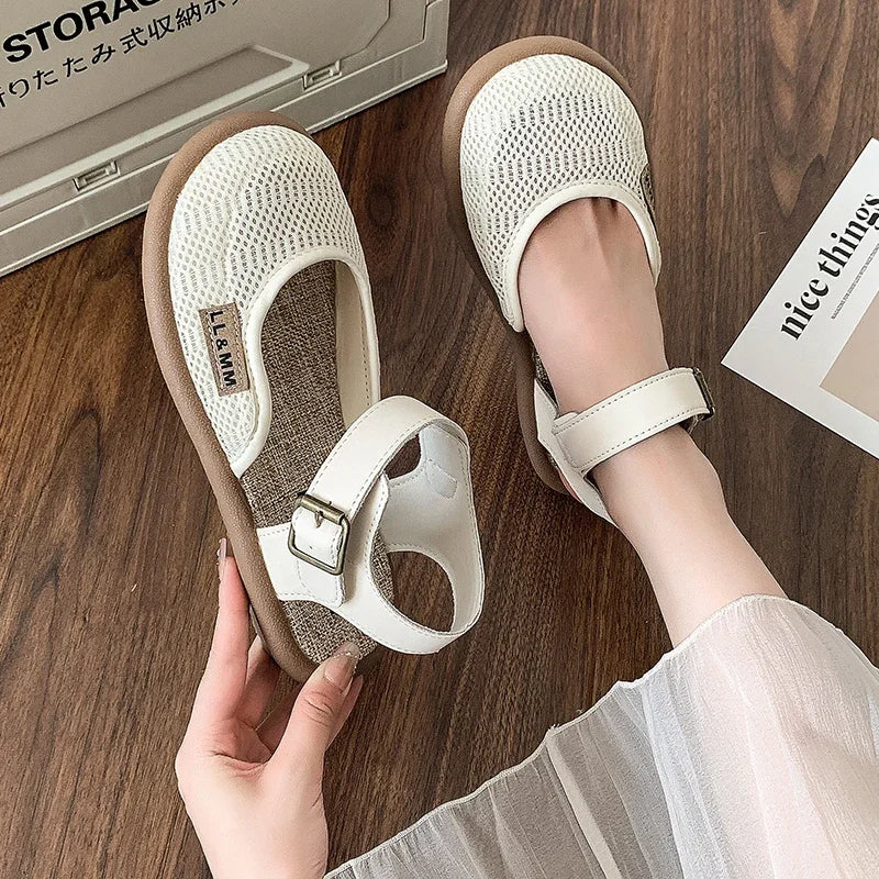 Sandalias Bellevie™ Con Trama Artesanal y Diseño Transpirable