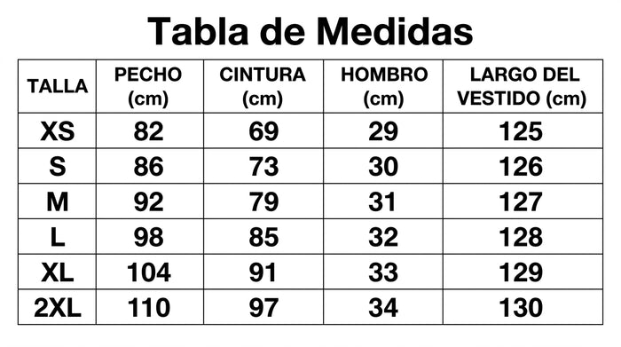 Guía de tallas