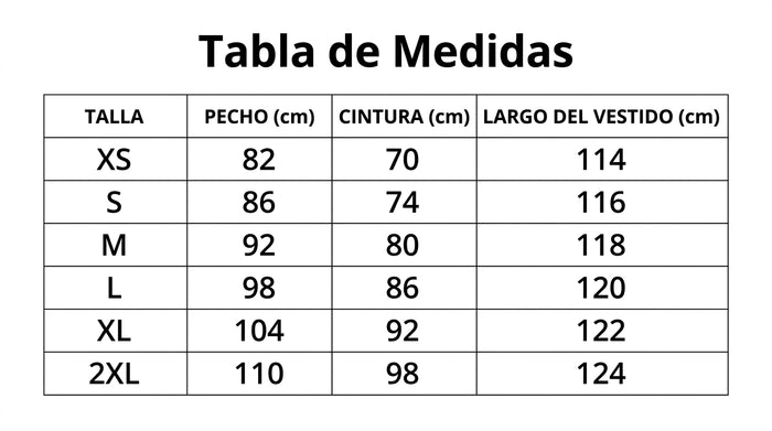 Guía de tallas