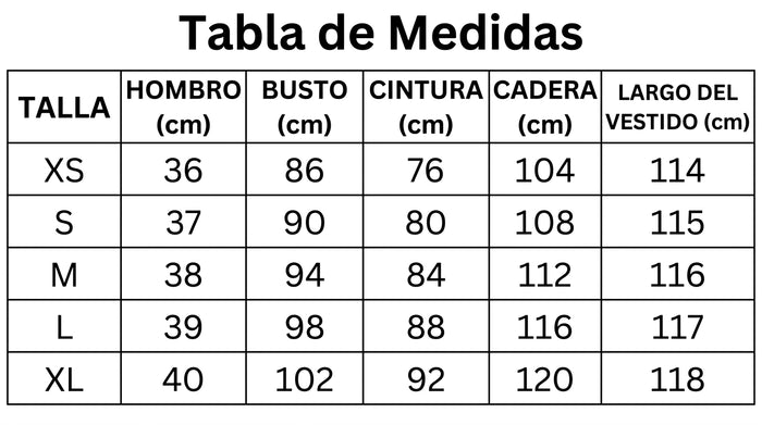 Guía de tallas