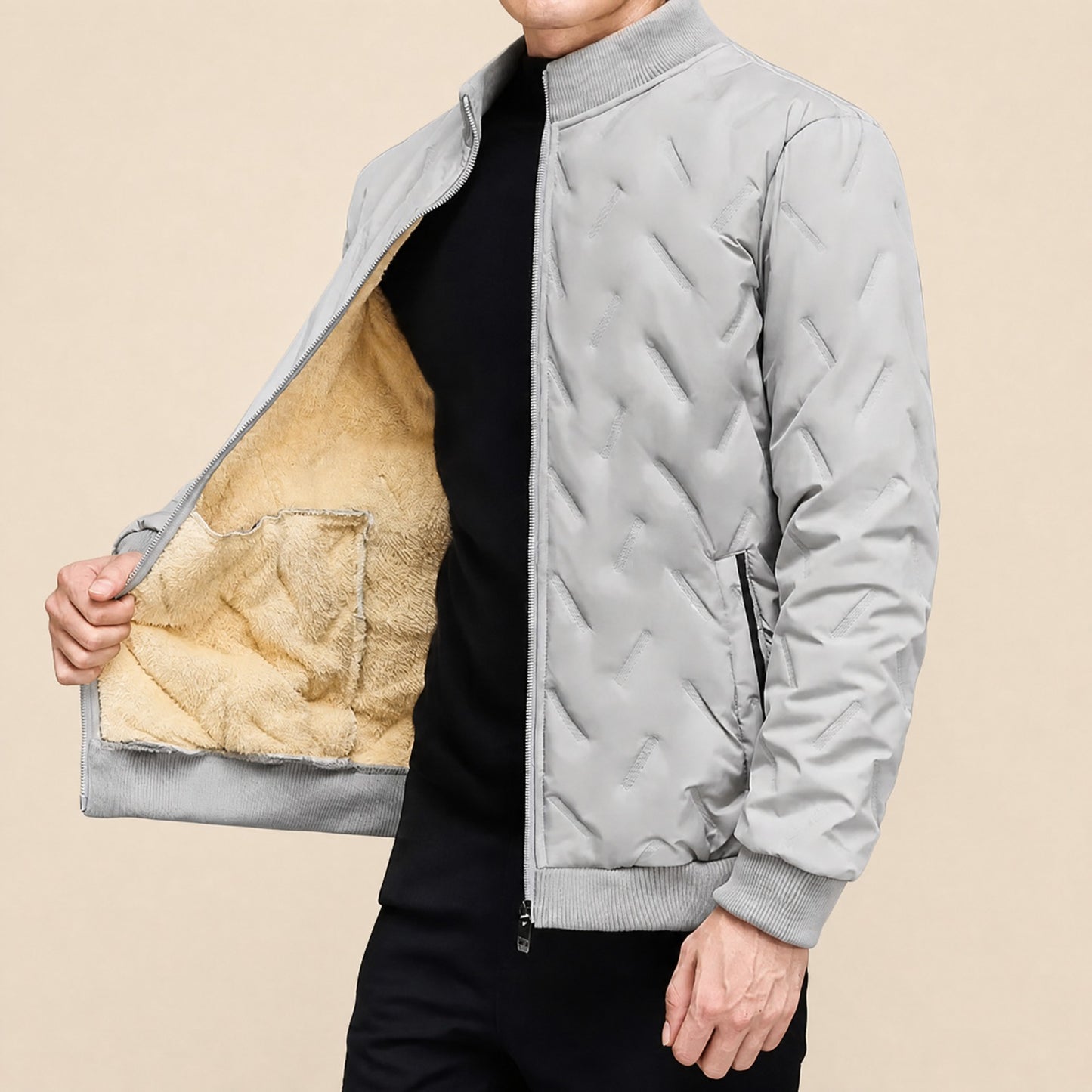 Chaqueta Bergen™ acolchada y matelaseada con forro de sherpa afelpado