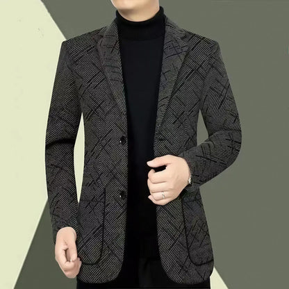 Blazer Salzburgo™ con Tejido Texturizado y Patrón Geométrico