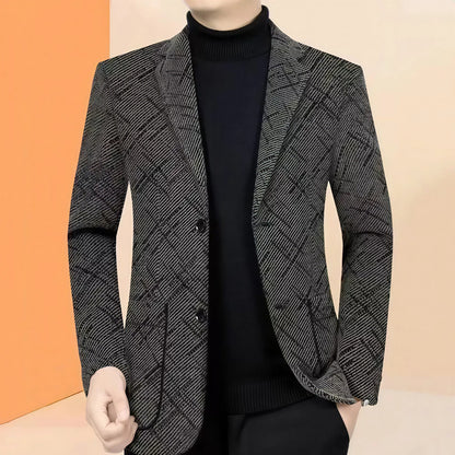 Blazer Salzburgo™ con Tejido Texturizado y Patrón Geométrico