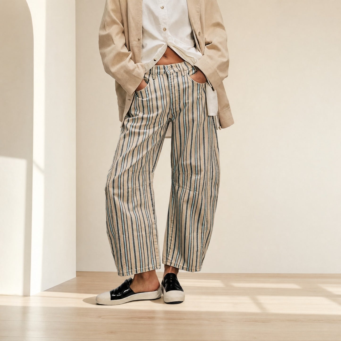 Pantalón Alvida™ con Estampado Floral y Caída Amplia