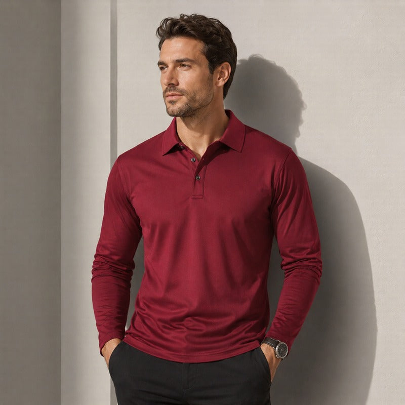 Polo Salvatore™ de Manga Larga con Tejido Premium Transpirable