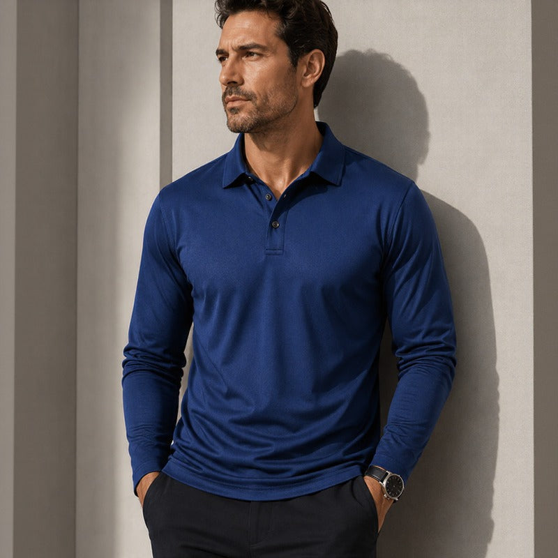 Polo Salvatore™ de Manga Larga con Tejido Premium Transpirable