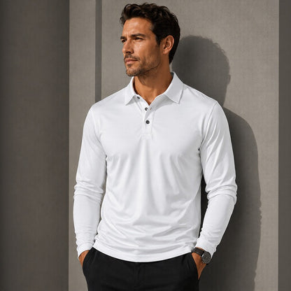 Polo Salvatore™ de Manga Larga con Tejido Premium Transpirable