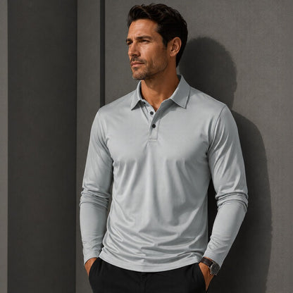 Polo Salvatore™ de Manga Larga con Tejido Premium Transpirable