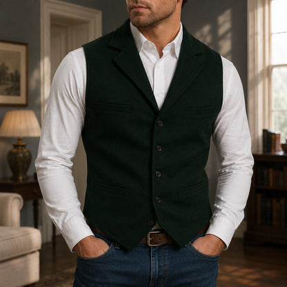 Chaleco Harrison™ con Estructura Clásica y Corte Impecable