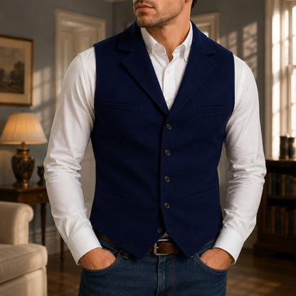 Chaleco Harrison™ con Estructura Clásica y Corte Impecable
