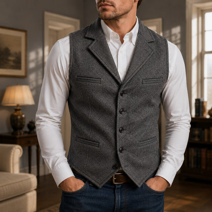 Chaleco Harrison™ con Estructura Clásica y Corte Impecable