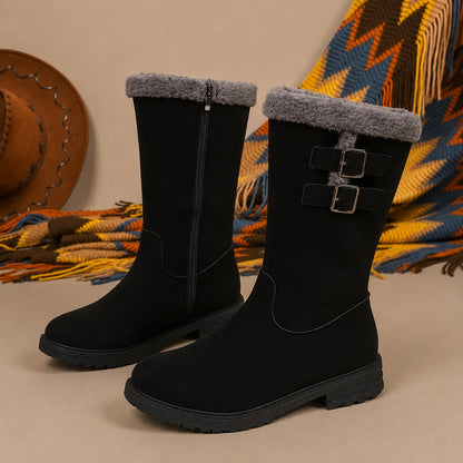 Botas Genevieve™ de Media Caña con Forro Interior Acolchado