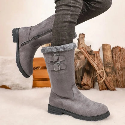 Botas Genevieve™ de Media Caña con Forro Interior Acolchado