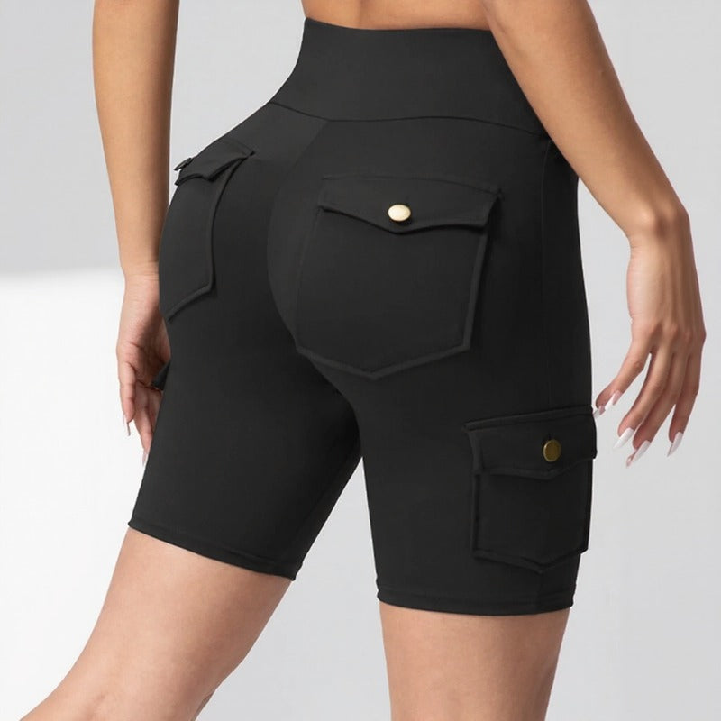 Shorts Auren Fit™ Cargo Con Efecto Realzador