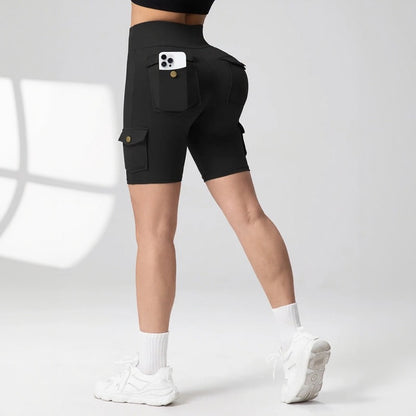 Shorts Auren Fit™ Cargo Con Efecto Realzador