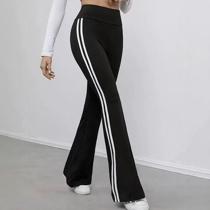 Pantalón Delphine™ con Cintura Alta Estructurada y Corte Flare