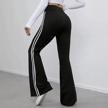 Pantalón Delphine™ con Cintura Alta Estructurada y Corte Flare