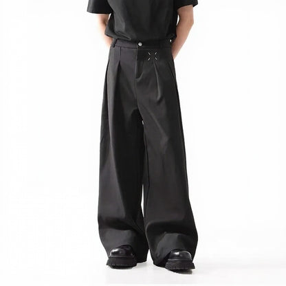 Pantalón Kronos Flow™ De Sastrería Wide Leg Con Estética Streetwear Premium