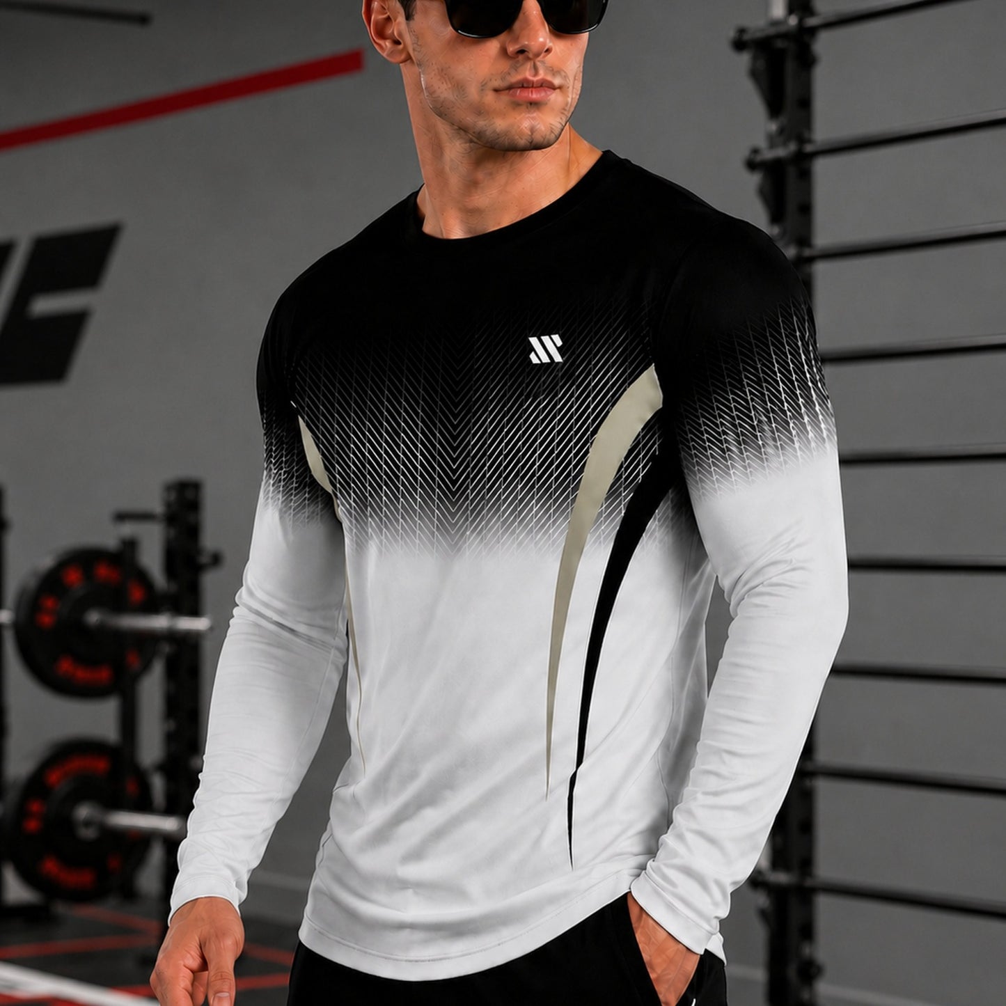 Camiseta Valen™ de Manga Larga en Tejido Deportivo con Protección UV