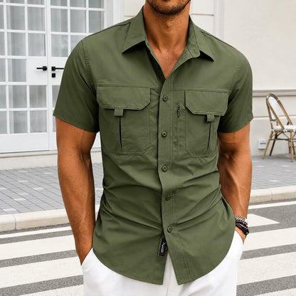 Camisa Carson™ con Ventilación Inteligente y Bolsillos Funcionales