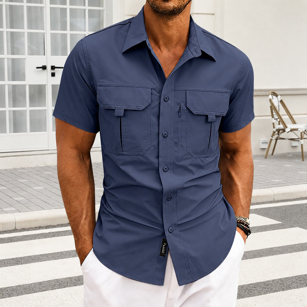 Camisa Carson™ con Ventilación Inteligente y Bolsillos Funcionales