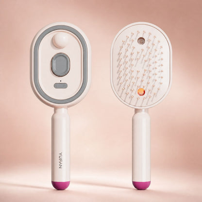 Cepillo Eléctrico 3 en 1 – Reduce el Frizz, Alisa y Masajea Sin Romper el Cabello