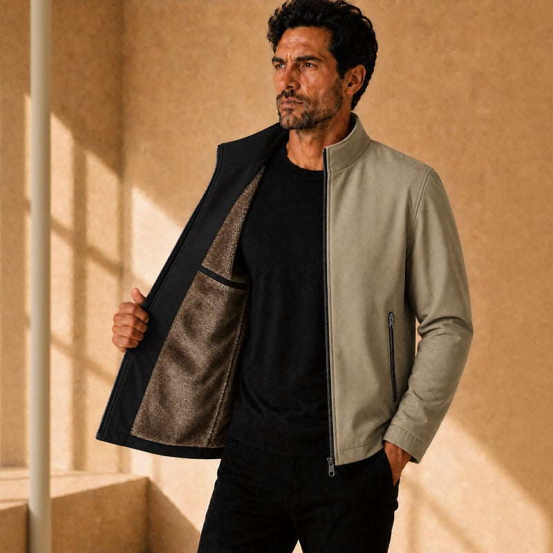 Chaqueta Harrington™ con Forro Aterciopelado y Cuello Alto
