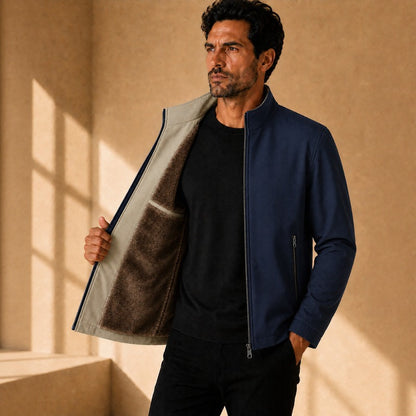 Chaqueta Harrington™ con Forro Aterciopelado y Cuello Alto