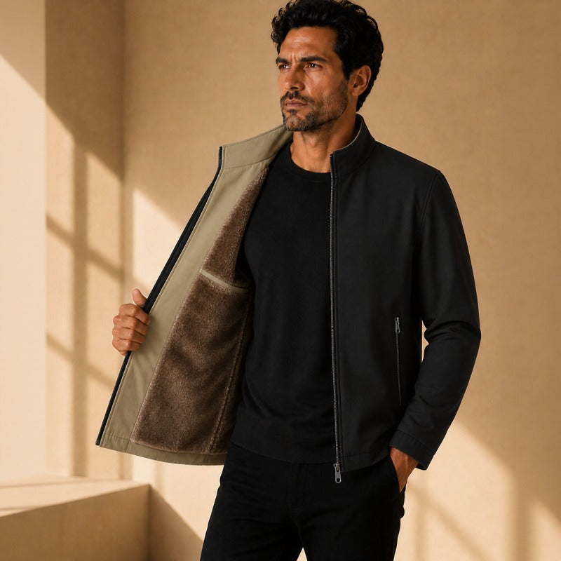 Chaqueta Harrington™ con Forro Aterciopelado y Cuello Alto