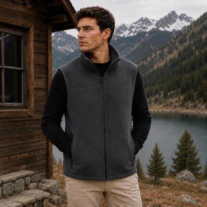 Chaleco Timber™ con Forro Térmico Afelpado y Cuello Alto Protector