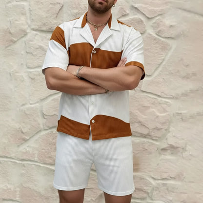 Conjunto Wilshire™ de Punto Texturizado y Diseño Bicolor