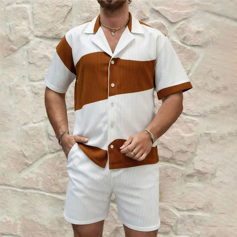 Conjunto Wilshire™ de Punto Texturizado y Diseño Bicolor