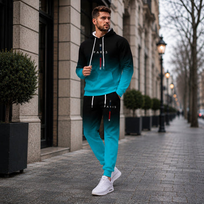 Conjunto Boulevard Paris™ de Sudadera Premium con Capucha y Bolsillo Canguro