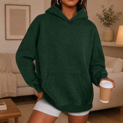 Sudadera Kaia™ Oversize con Bolsillo Canguro