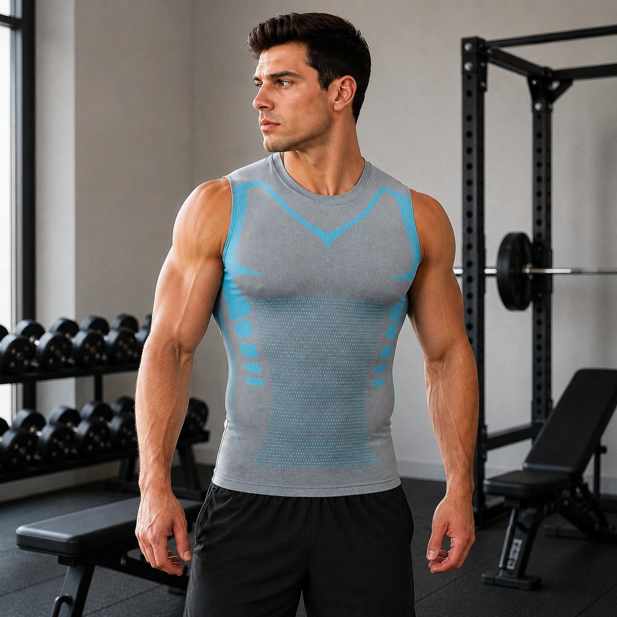 Chaleco Moldeador Spartan™ de Tejido Transpirable con Tecnología Iónica