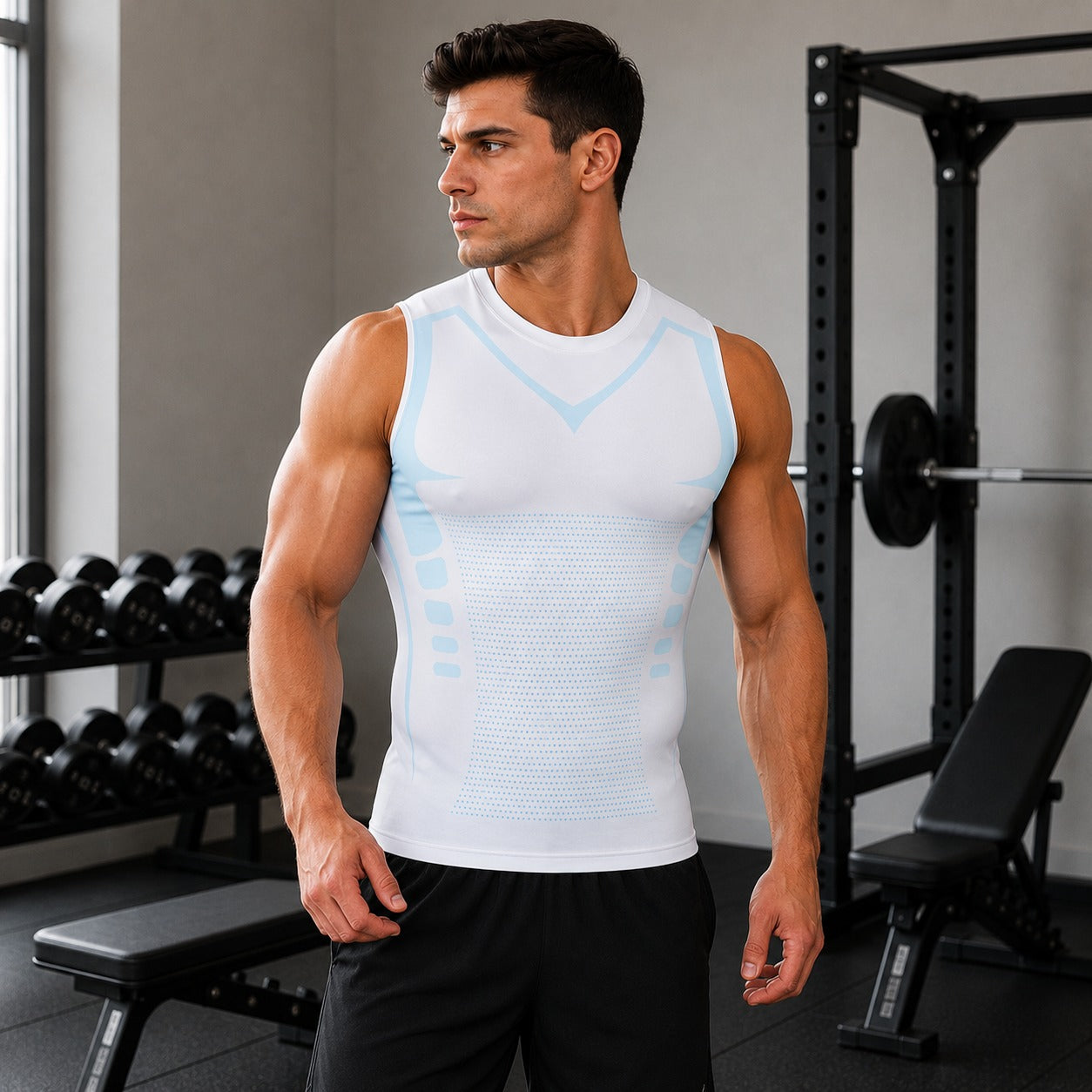 Chaleco Moldeador Spartan™ de Tejido Transpirable con Tecnología Iónica