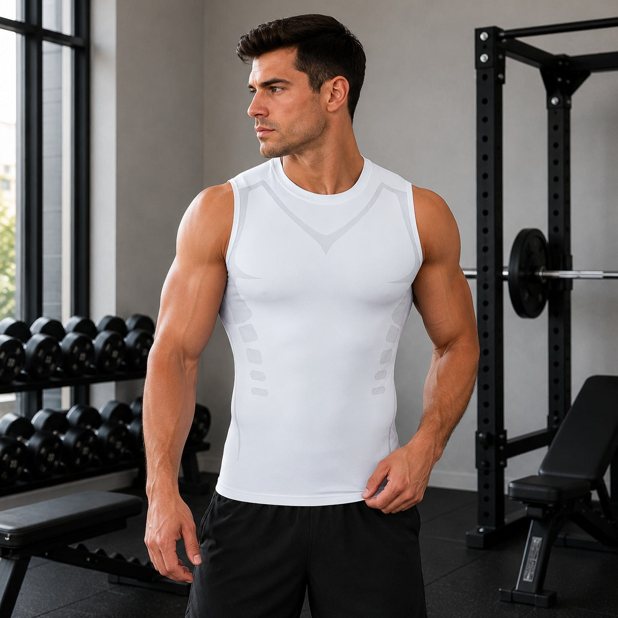 Chaleco Moldeador Spartan™ de Tejido Transpirable con Tecnología Iónica