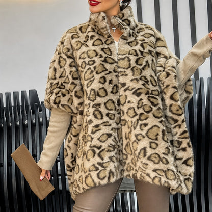 Capa Marais™ con Estampado Animal y Mangas Integradas