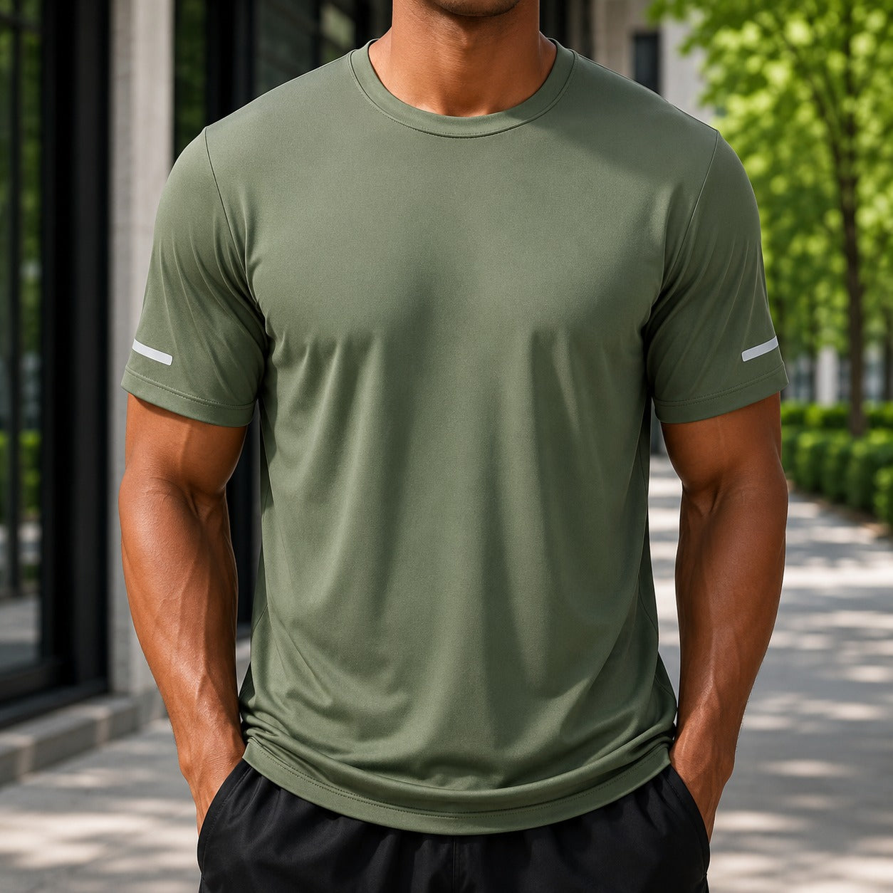 Camiseta Brenner™ con Protección Solar UPF 50+ y Tecnología DryFit