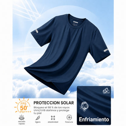 Camiseta Brenner™ con Protección Solar UPF 50+ y Tecnología DryFit