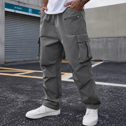 Pantalón Orsen™ con Bolsillos Utilitarios, Cintura Ajustable y Corte Relax
