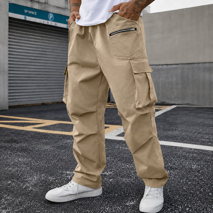 Pantalón Orsen™ con Bolsillos Utilitarios, Cintura Ajustable y Corte Relax